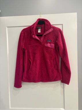 Patagonia Re-Tool Snap Pullover in Magenta